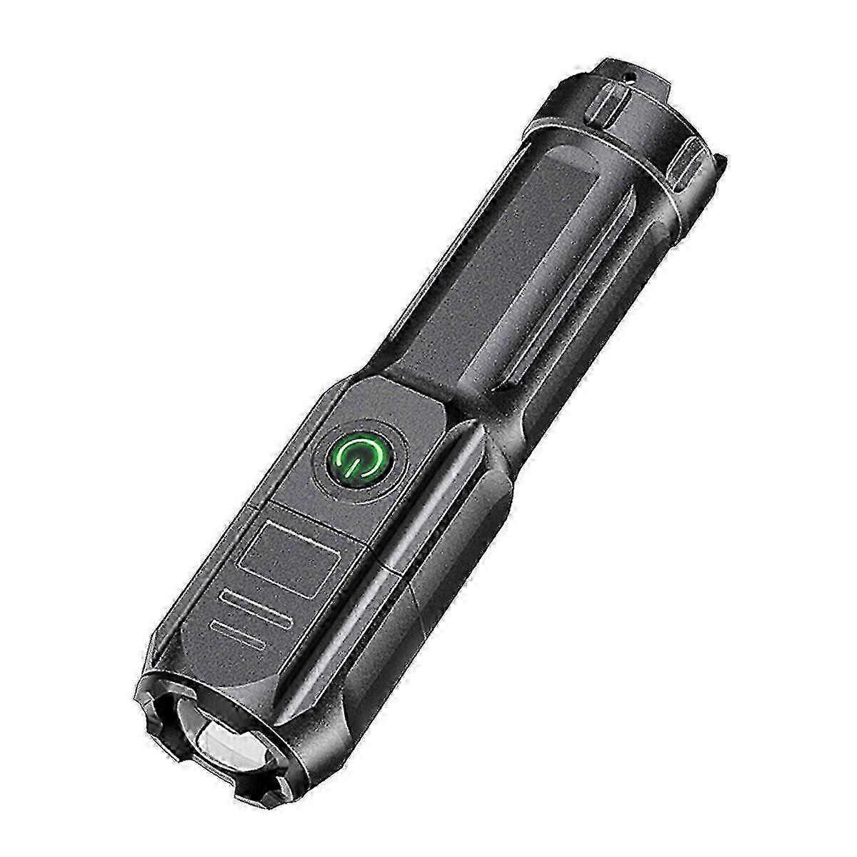 Led High-power Tactical Flashlight Super Bright Usb Durable And Rechargeable