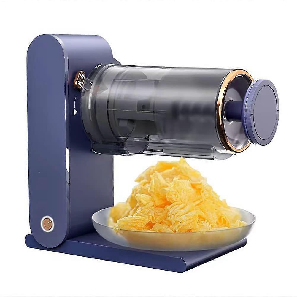 Snowflake Ice Shaver Maker Rechargeable Silent Shaver With Icicle Molds Screw Elevator Fruit Ice Cream Machine
