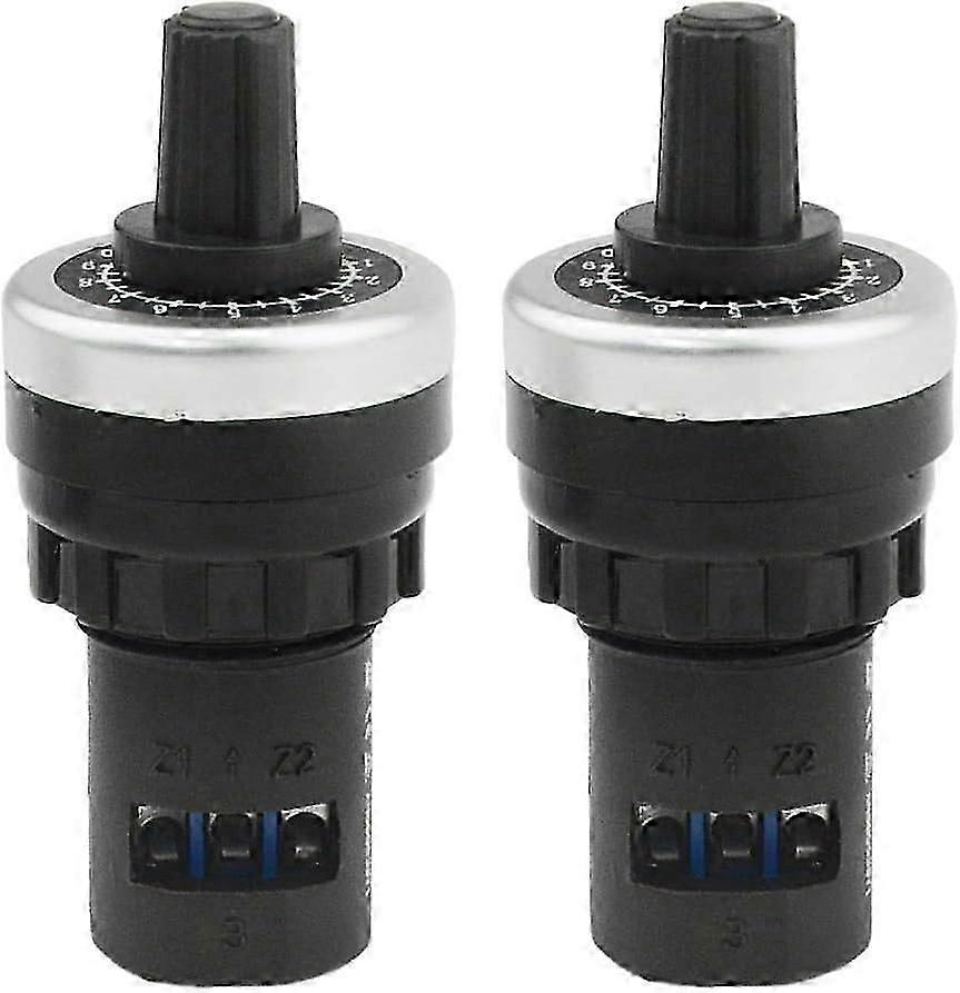 2pcs LA42DWQ-22 22mm 10K Ohm Variable Speed Rotary Potentiometer (10K)