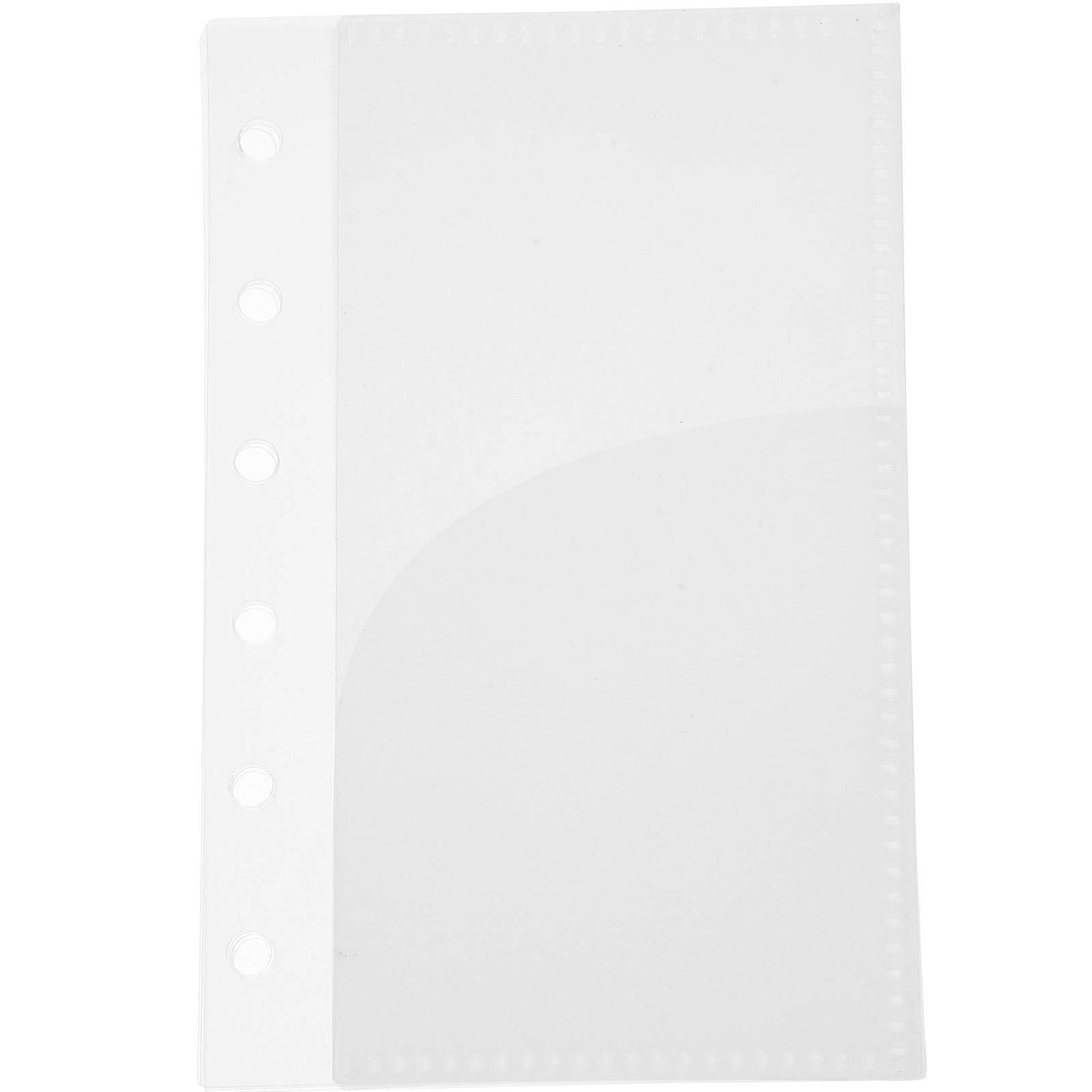 5Pcs White Binder Accessory Set Perfect For Organizing Birthdays Graduations And Other Special Occasions