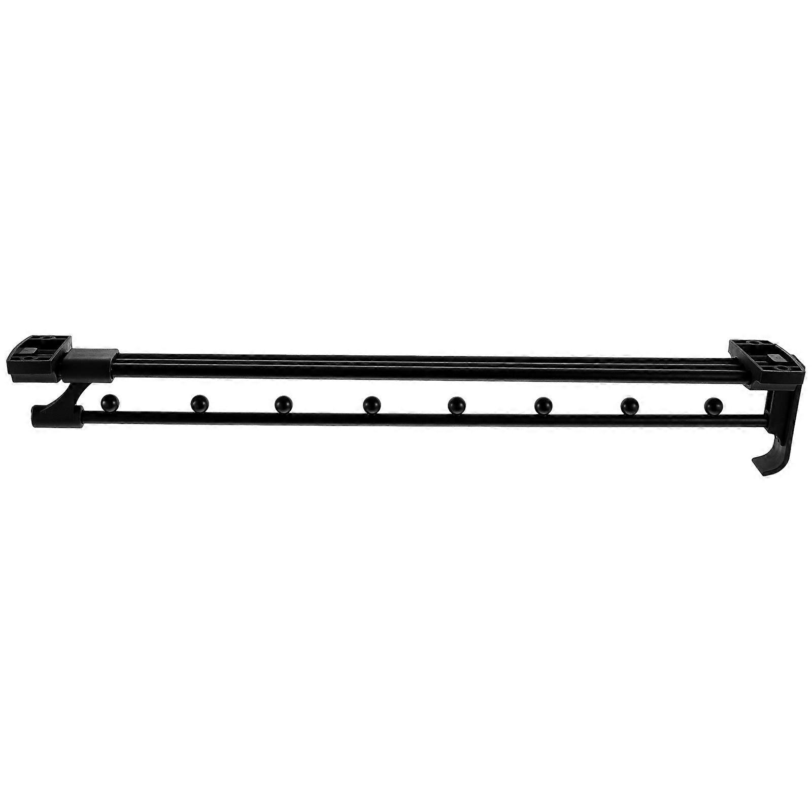Retractable Closet Rod Wardrobe Hanger Bar for Home Use 1Set