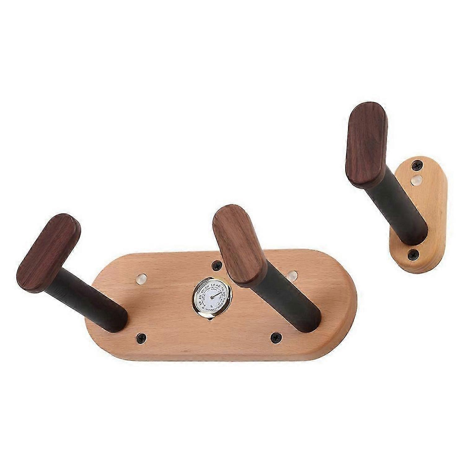 Humidity Measuring Guitar Hanger, Guitar Hook, Wall Mount, Non-Slip Display Stand, Split Bracket, Ac