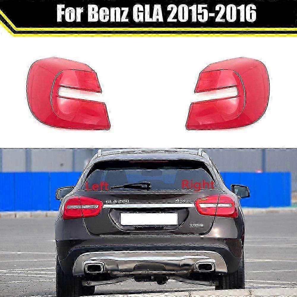 For to For Benz GLA 2015 2016 Car Rear Taillight Shell Brake Lights Shell Replacement Auto Rear Shell Cover Mask Lampshade