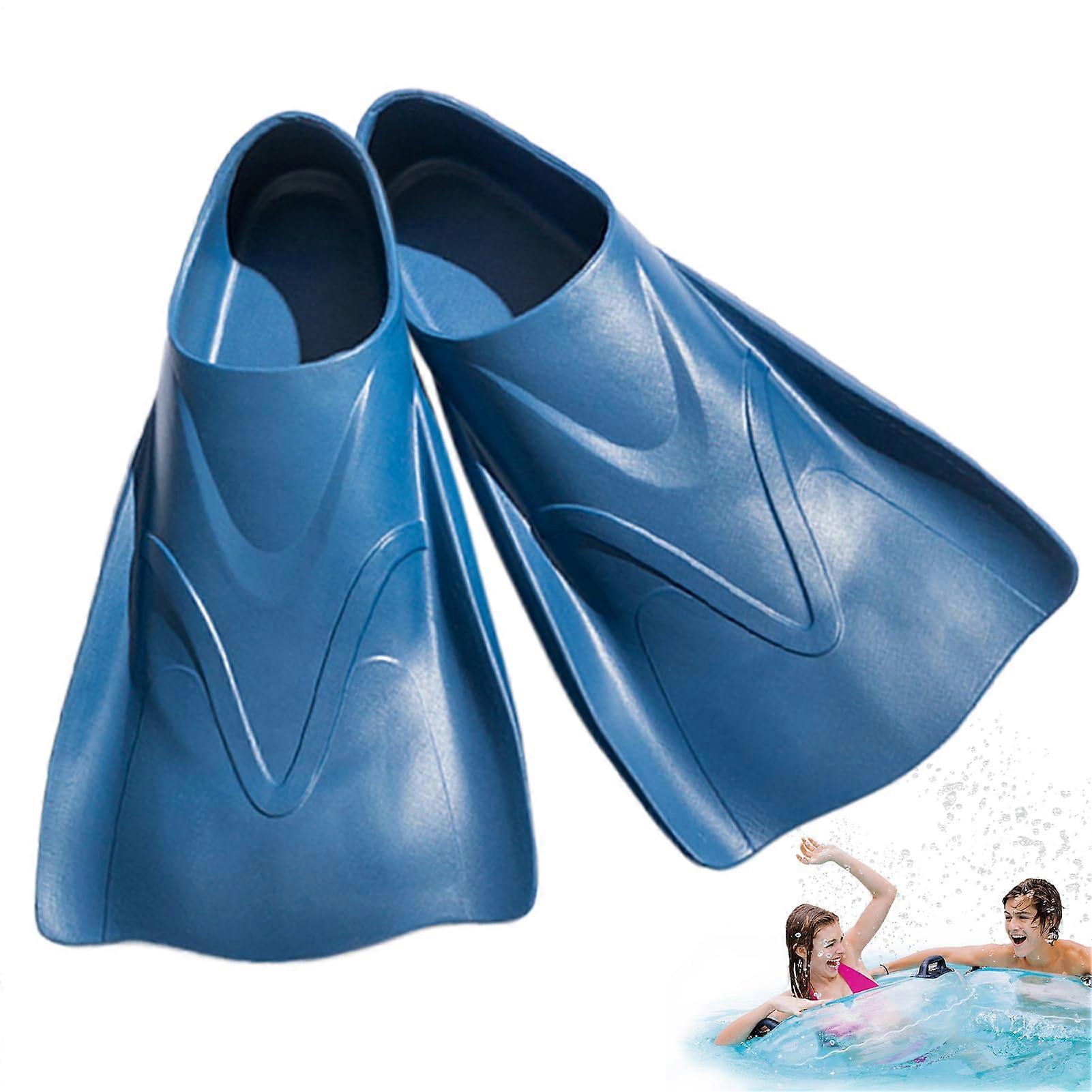 Swimming Fins Short Length Non Slip Floating Fins For Daily Training And Competition
