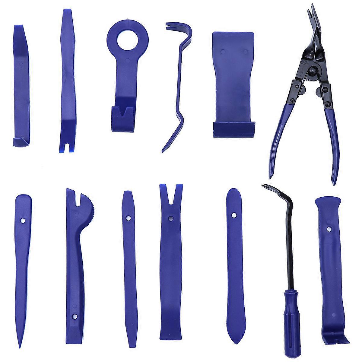 Removal Molding Tool Kit for Disassembling Use 13Pcs Car Trim Tools Blue