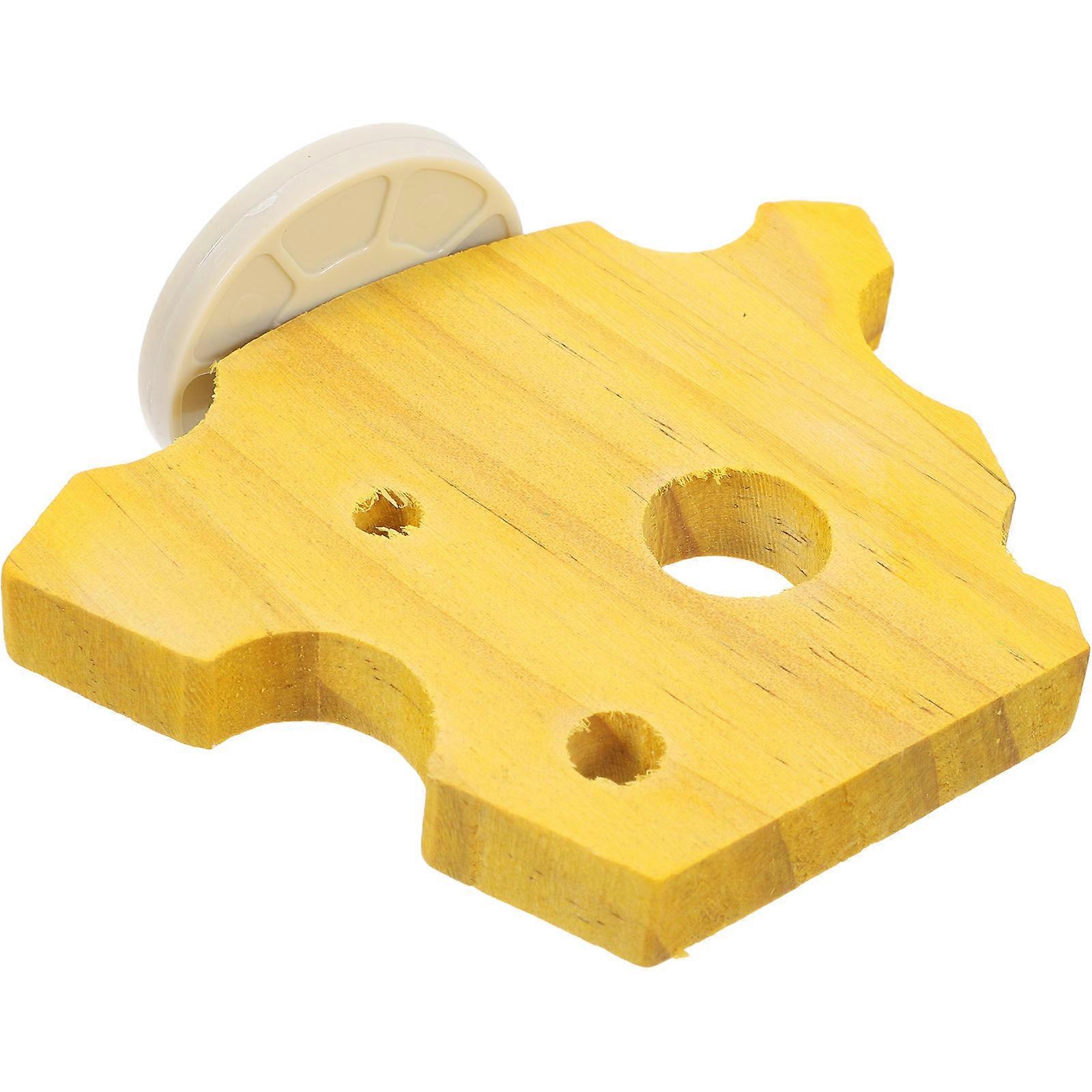 Parakeet Perches Wooden Stand for Claw Trimming and Play 4Pcs