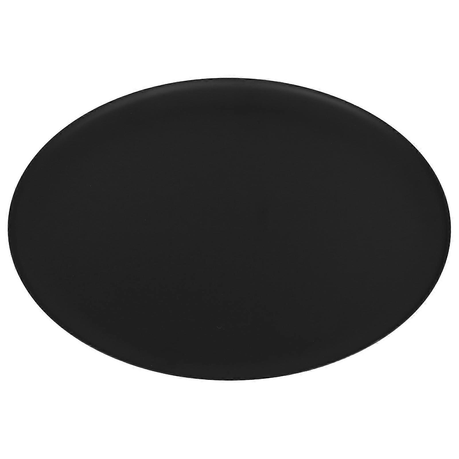 Decorative Round Tray Wooden Dessert Plate for Party Serving 2Pcs