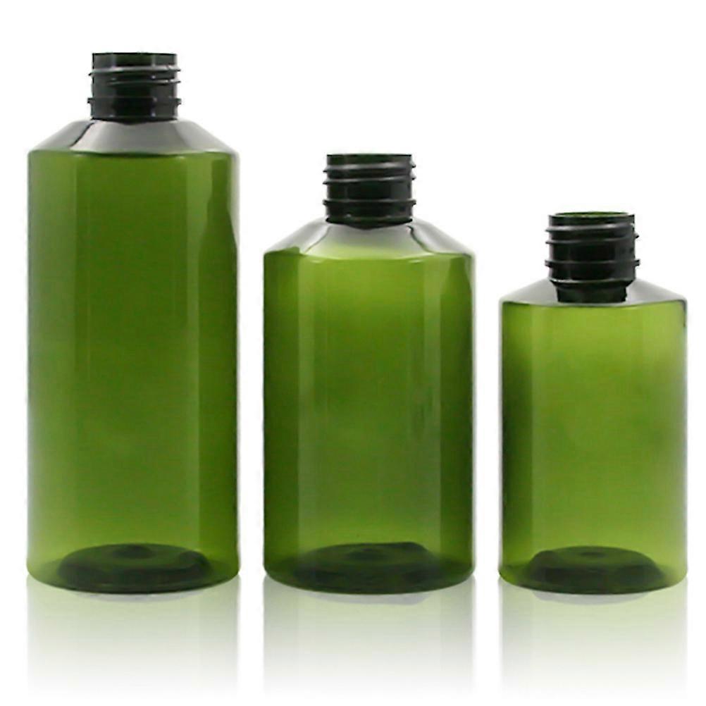 One-Hand Pressure Sprayer Spray Bottle Green Plastic 5Pcs Set
