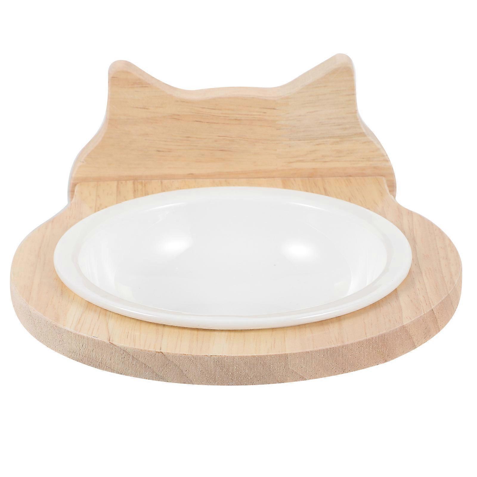 Crate Food and Water Bowl for Pets 18.5x17cm Ceramic Material Adjustable Height Hanging Design 1 Set