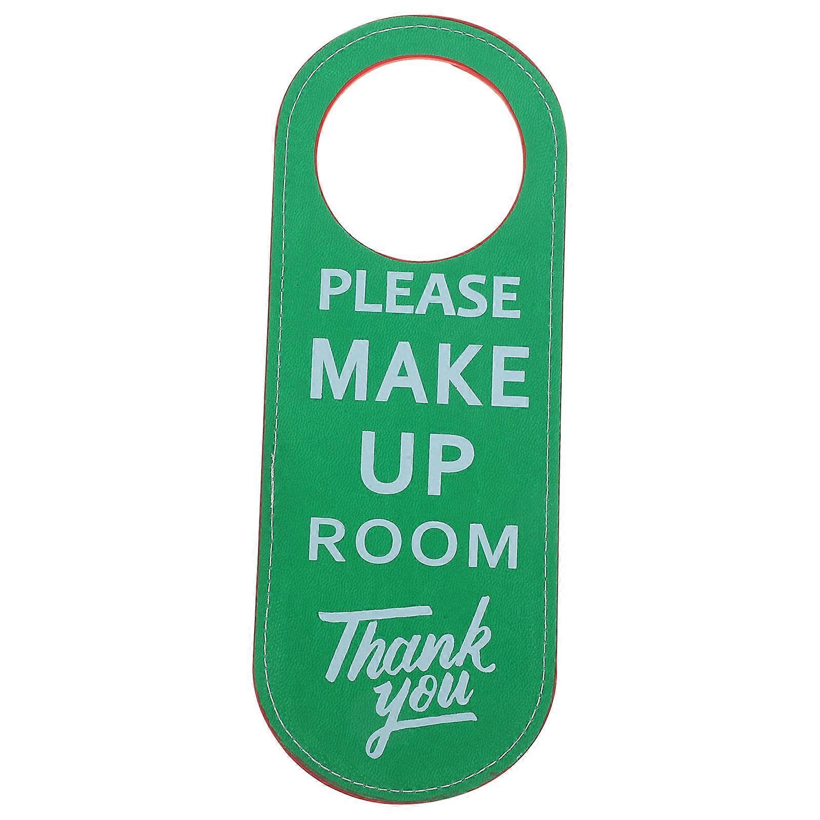 Double Sided Door Hanger Sign 2Pcs Do Not Disturb Please Knock Hotel Room Sign For Travelers Hotel Guests Assorted Color