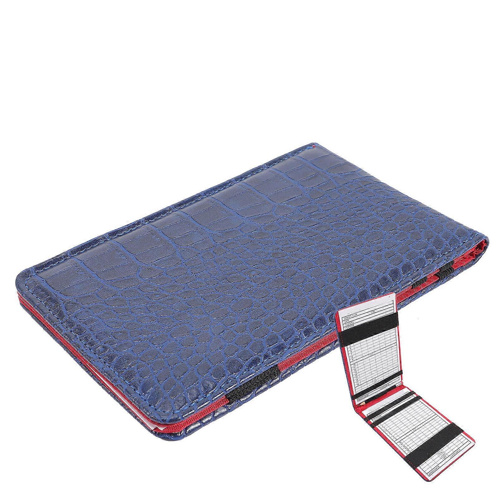 Portable Golf Scorecards Book 4Pcs Score Recording Notepad Designed For Sports Enthusiasts With Durable Cover Suitable For Keeping Score On The Go