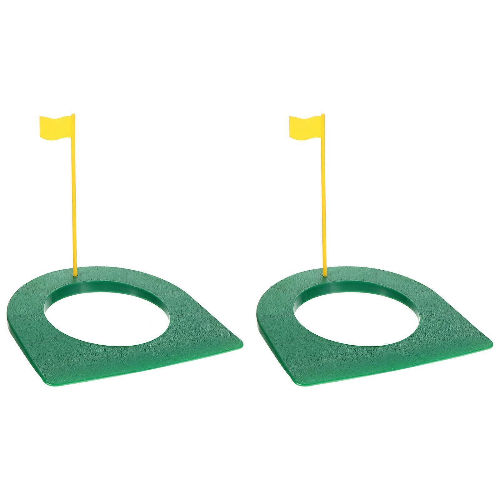 Portable Putting Cup Practice Aid for Golf Training 4Pcs Trainer Set