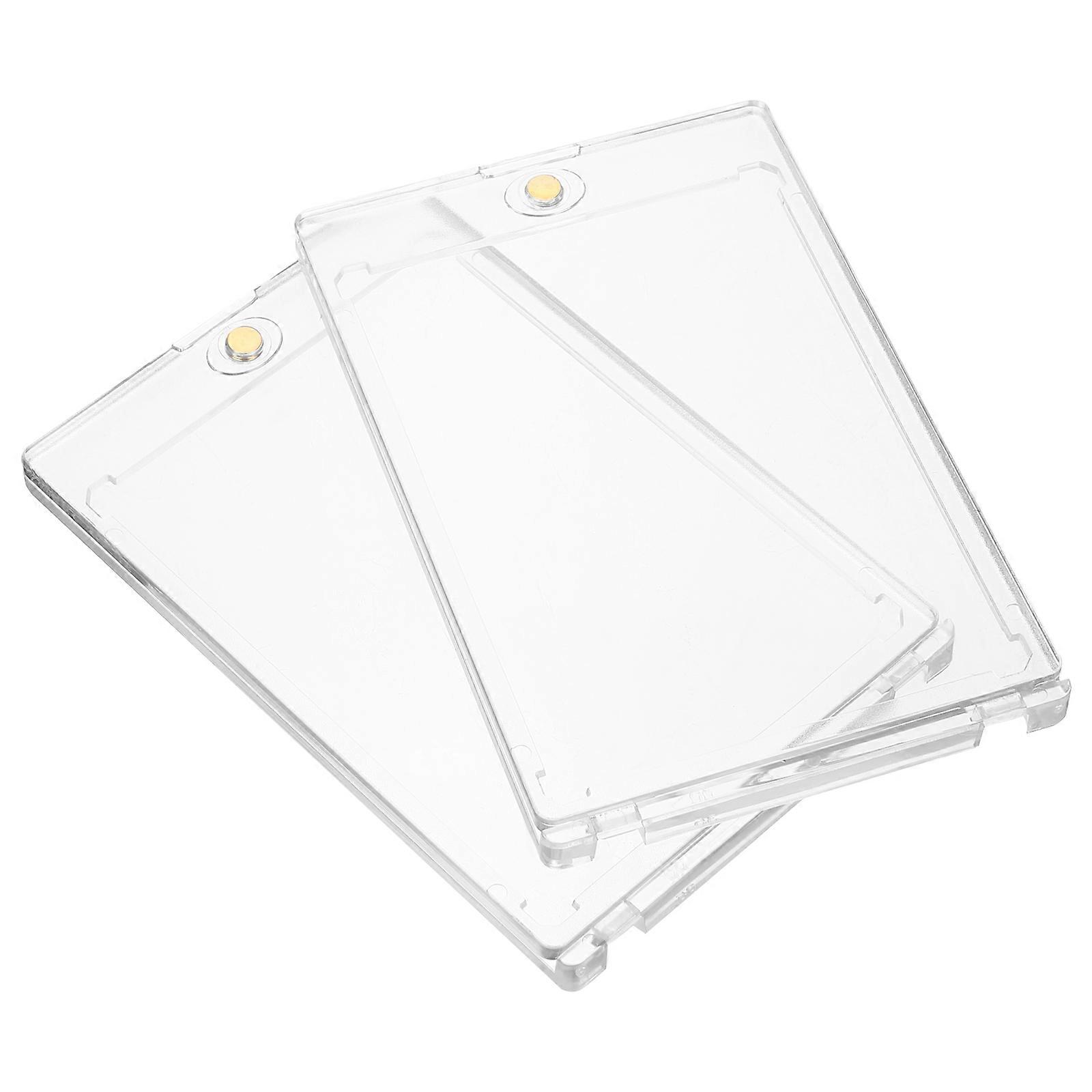 Transparent Acrylic Card Holder for Game Card Protection 8Pcs