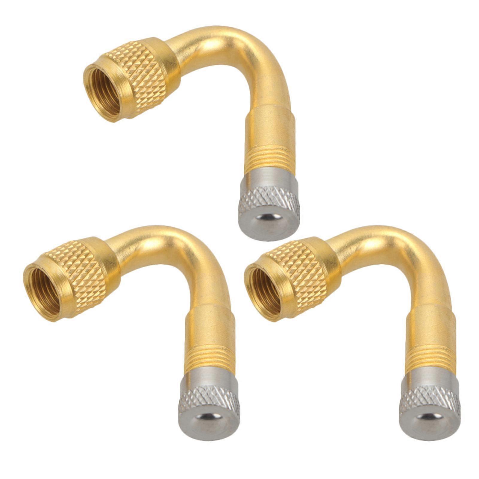 Tire Valve Extension Set 6Pcs Valve Stem Extender for Car Use in Copper