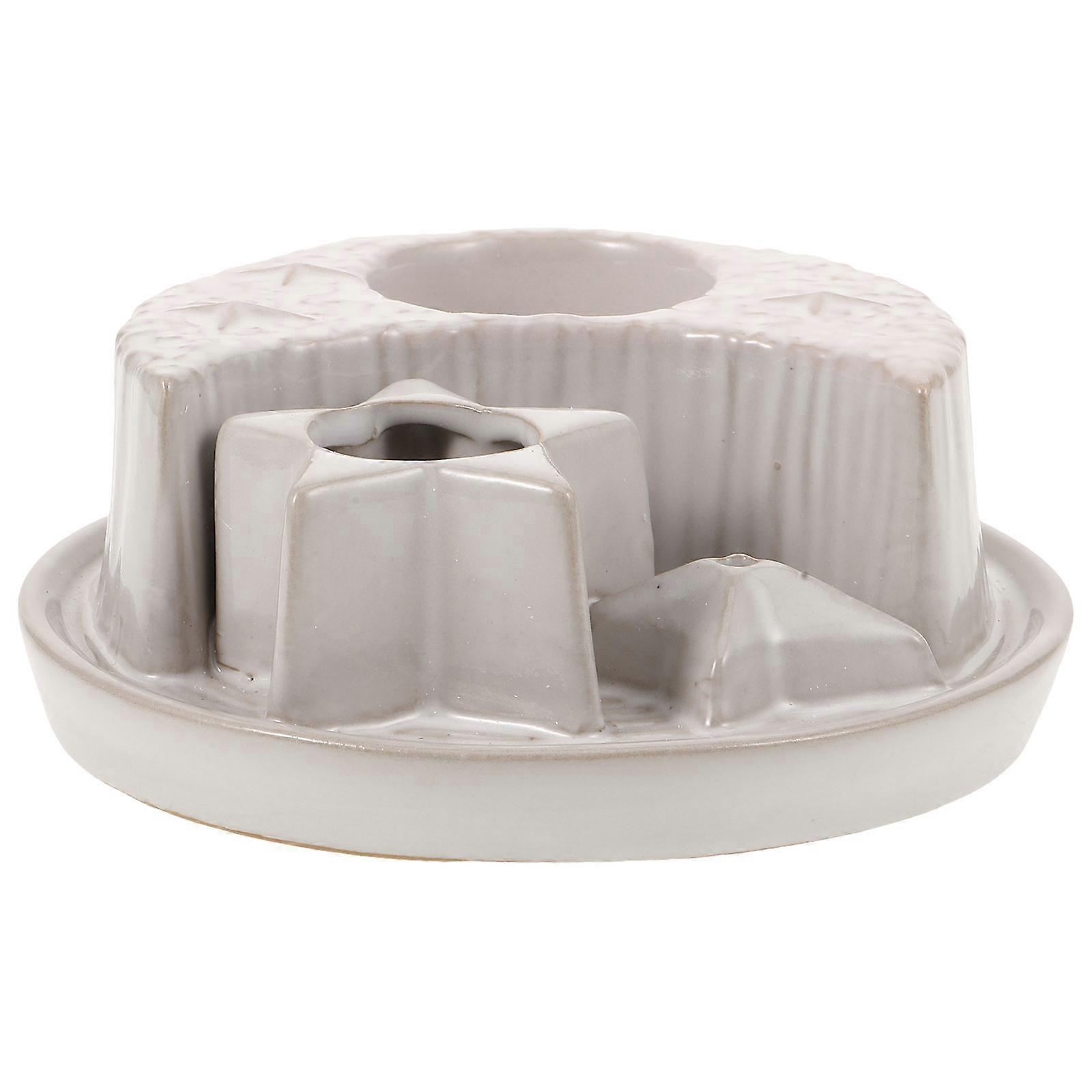 Ceramic Sage Burner Incense Holder for Decoration 3Pcs Star Moon Elements