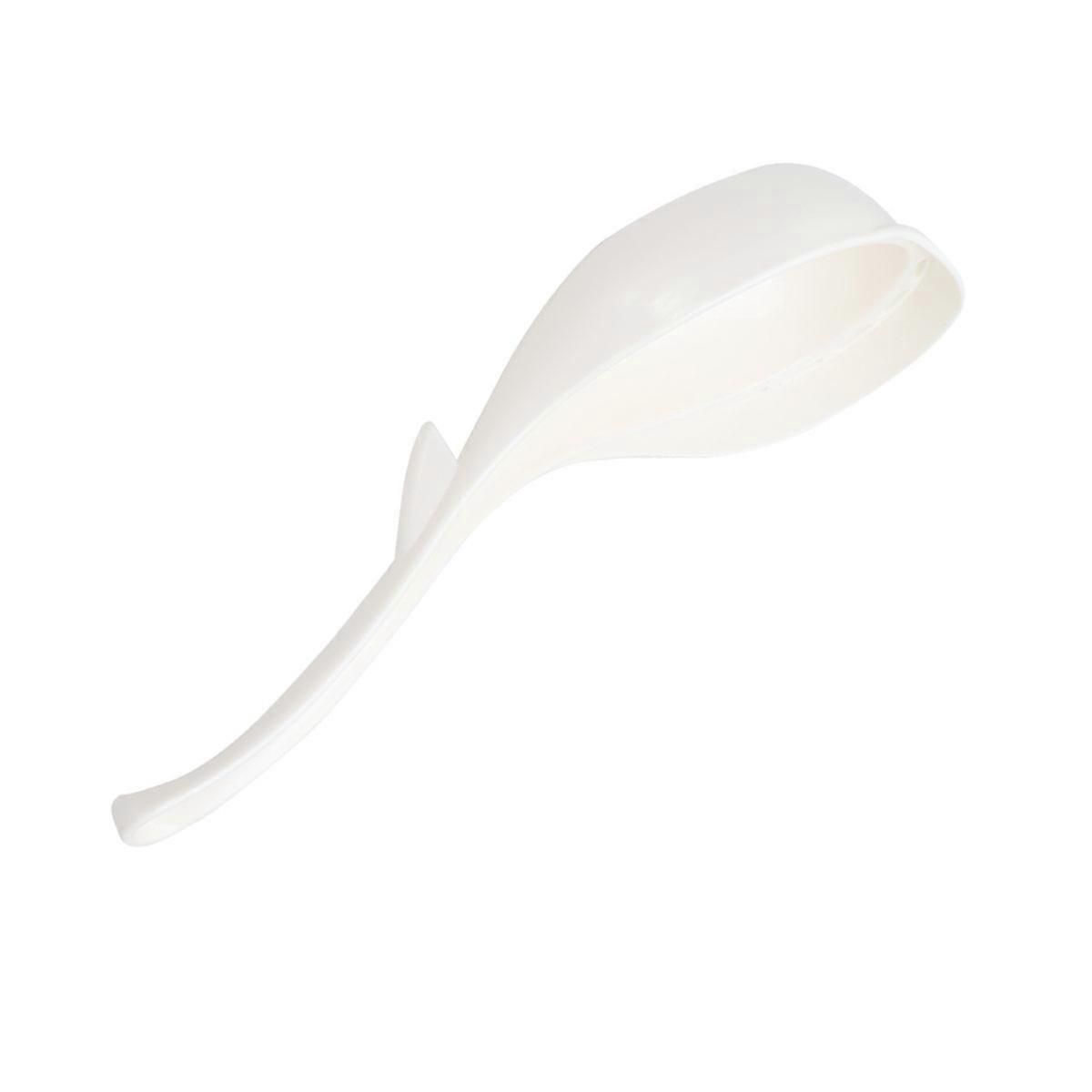 Cooking Utensil Colander Soup Spoon for Kitchen White