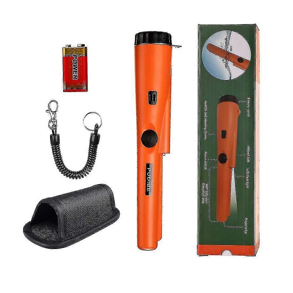 Detector de metale impermeabil Pinpointer Include o baterie de 9v, 360search