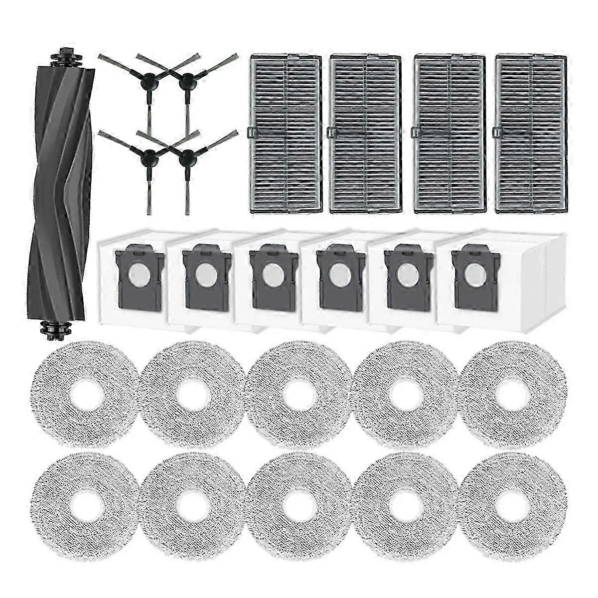 For Dreame Mova E30 Ultra Robot Vacuum Cleaner Main Side Brush Hepa Filter Mop Cloth Parts Accessori