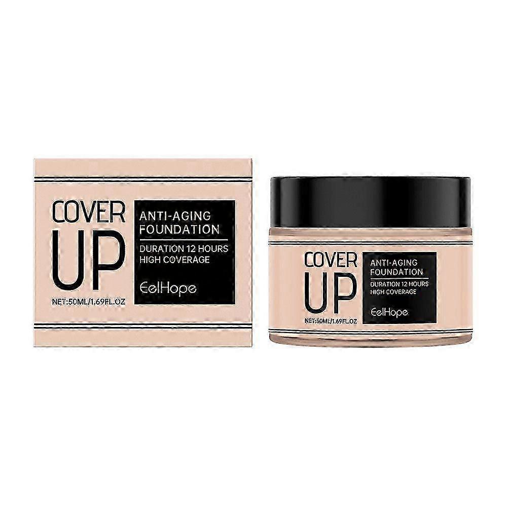 Cover Up Slow-Aging Foundations Duration 12 Hours High Coverage 50ml
