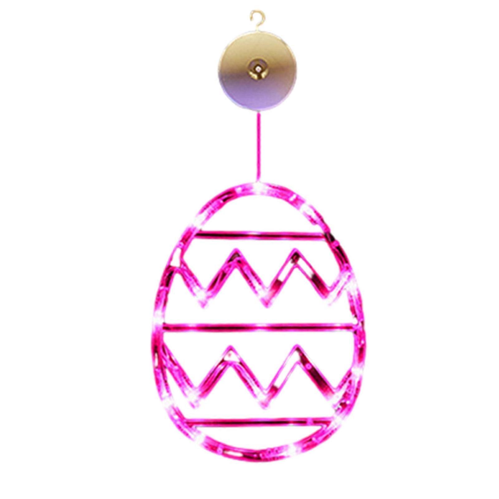 ESULOMP Easter Window Decoration Lights Battery Operated -Not Include- Easter Indoor Lights Window Hanging Decoration Lights Party Easter Gift
