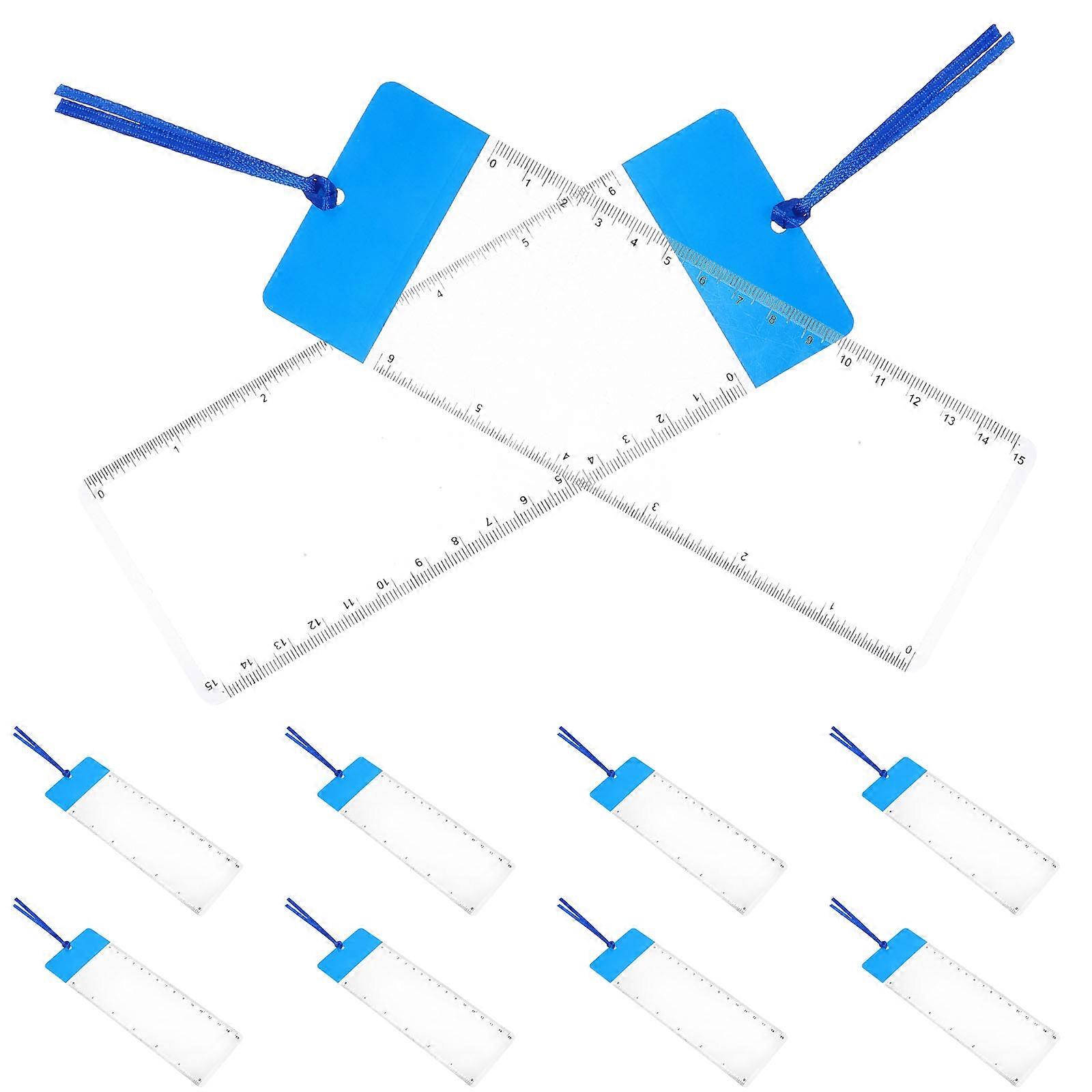 Bulk Bookmarks Practical Reading Accessories For Party Decoration Transparent 10Set