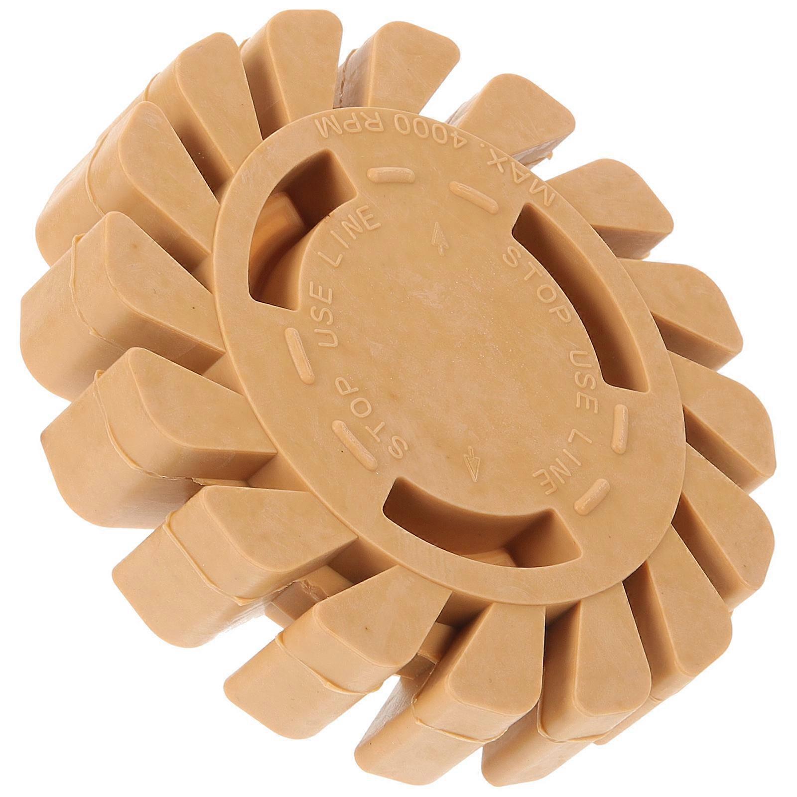 Pneumatic Rubber Eraser Wheel Disc for Decal Removal 3Pcs Tool Set