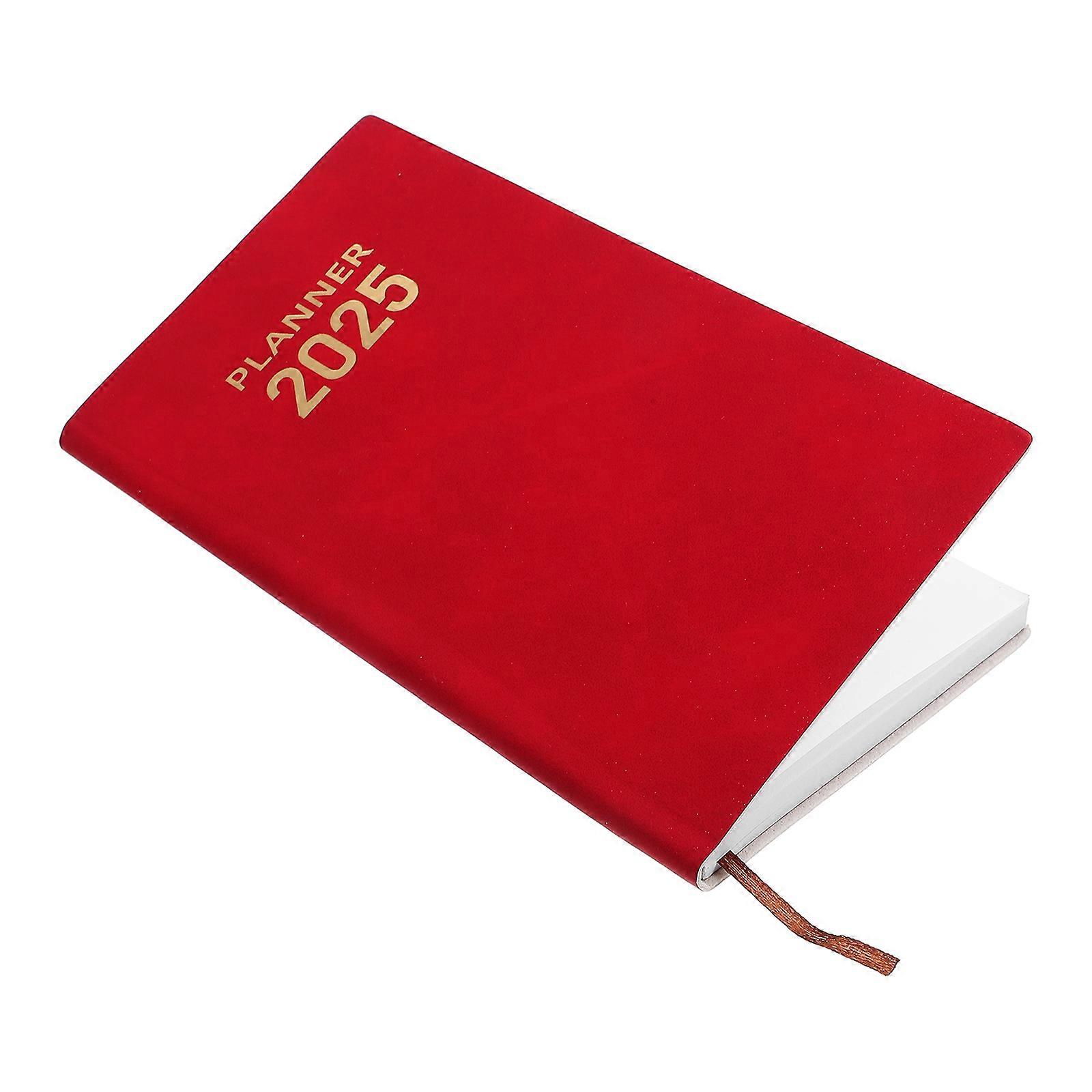 Travel Journaling Planner 2Pcs Suitable For Professionals And Students Red Practical Style Designed For Efficient Task Organization And Diary Writing