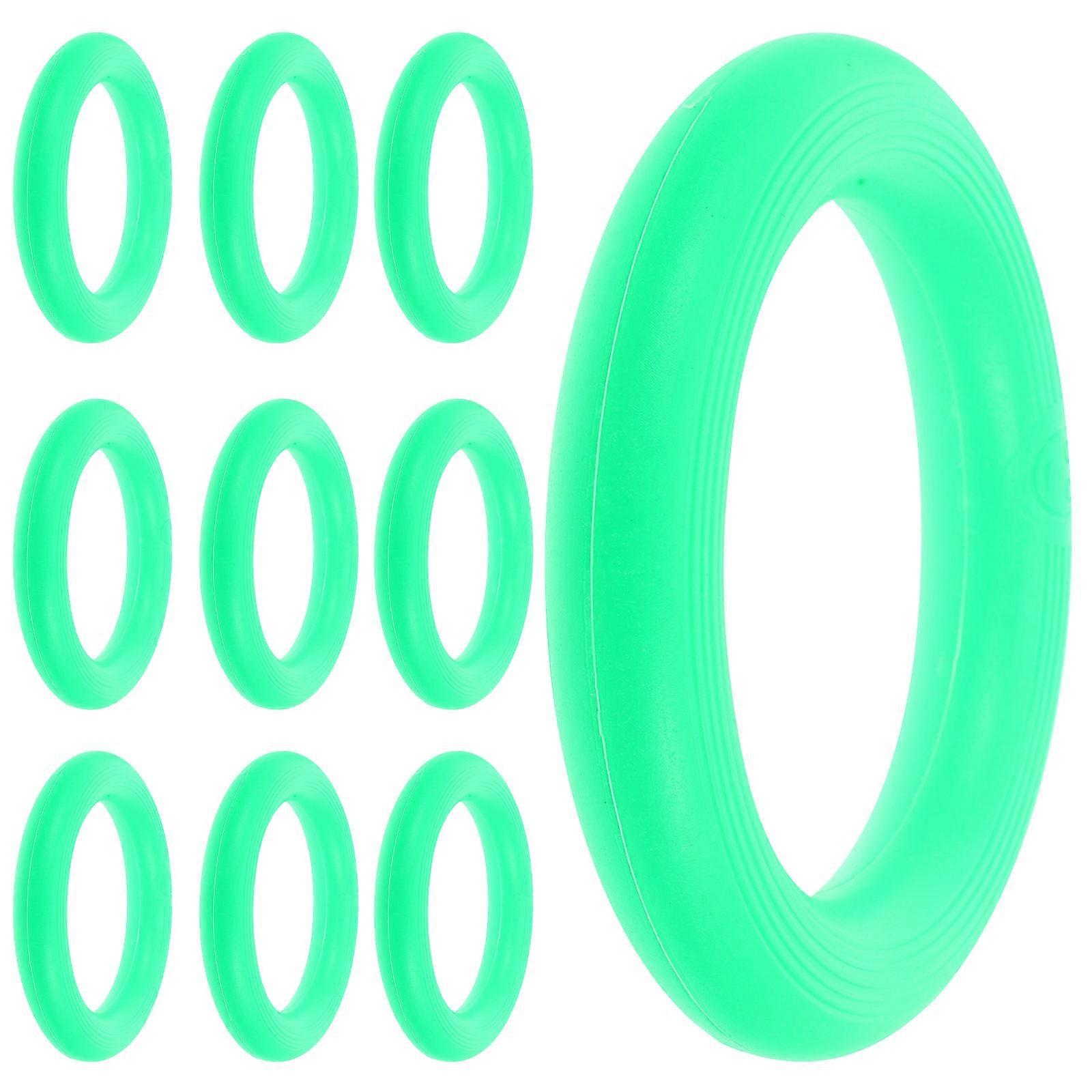 Plastic Watermelon Base Ring for Fruits Display 20Pcs Green Holder