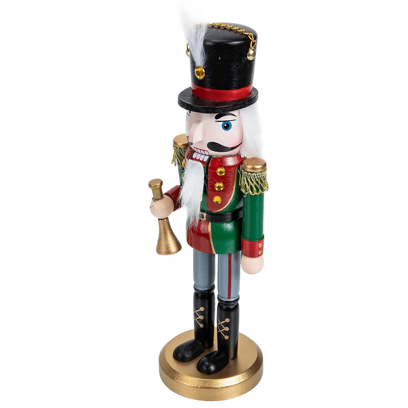 Wooden Nutcracker Ornament Nutcracker Decor for Home 5Pcs Set