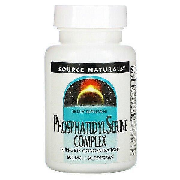 Source Naturals, Phosphatidyl Serine Complex, 500 mg, 60 Softgels