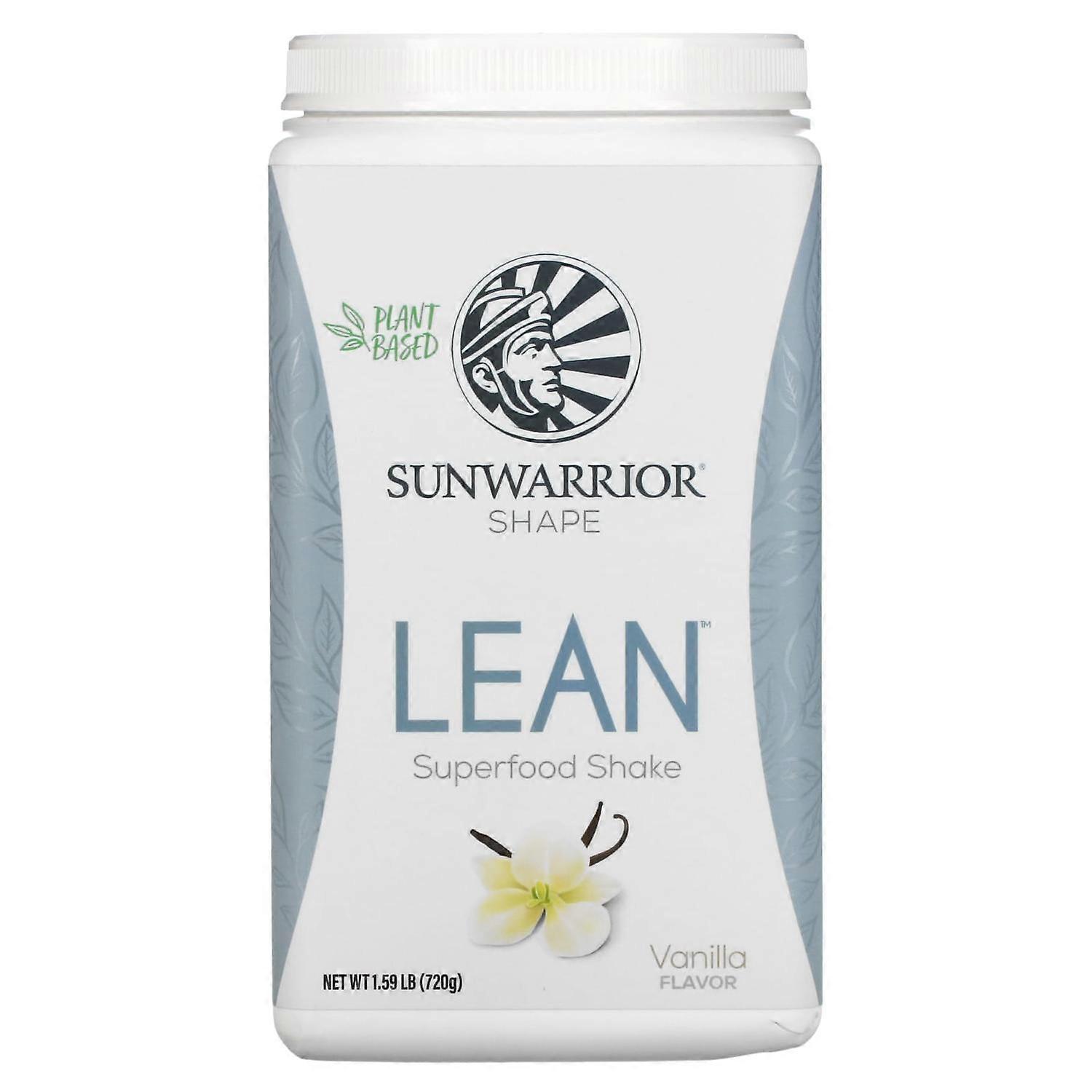 Sunwarrior, Lean Superfood Shake, Vanilla, 1.59 lb (720 g)