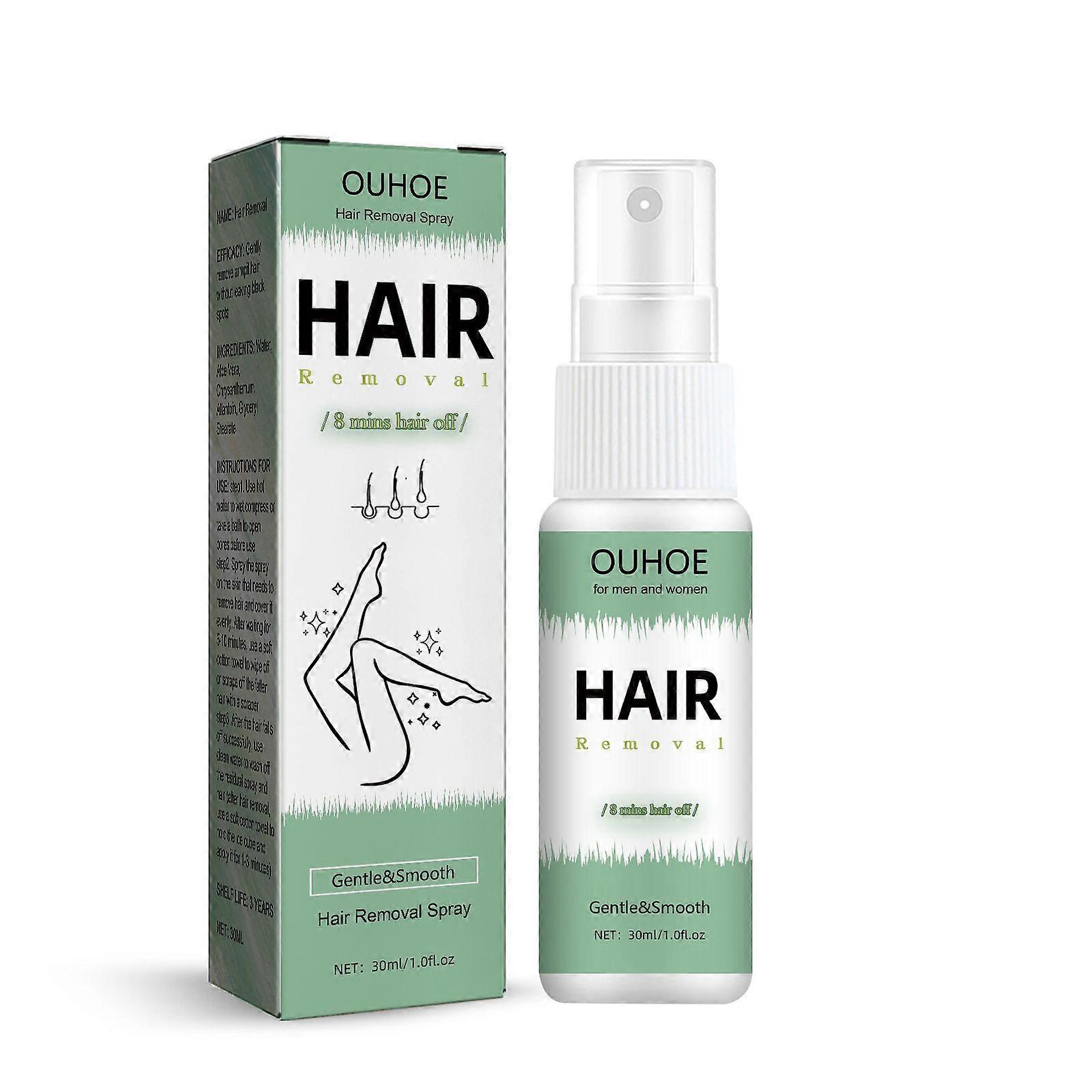 OUHOE Hair Removal Spray, Gentle Non-Irritating Full Body Hair Removal Hair Removal Without Dark Spots Spray