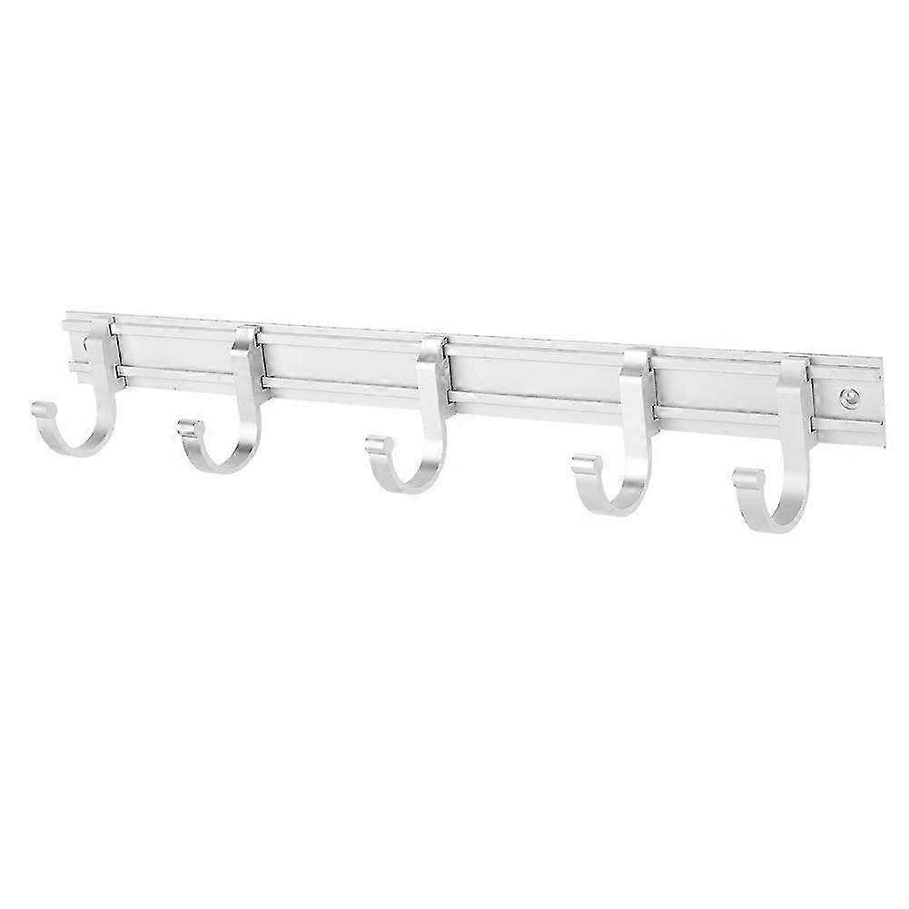 Wall Hook Rack Multi-Purpose Hat Coat Towel Holder Mobile Hooks 25-26s