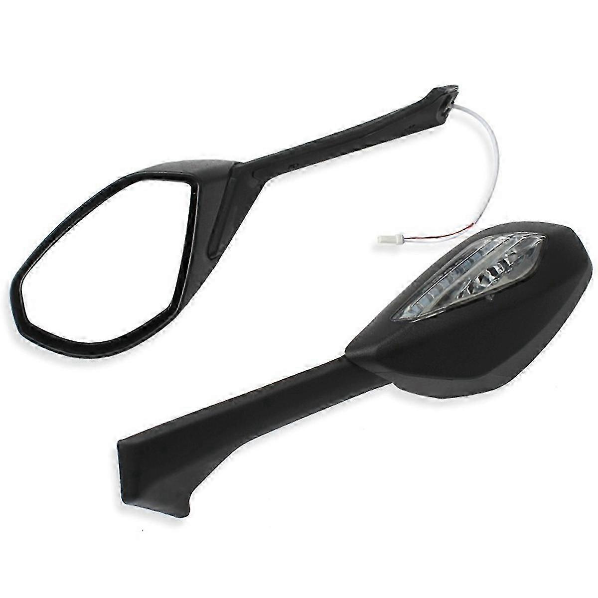 Motorcycle Mirrors LED Turn Signals For Ducati Panigale V4 V4S 25-26