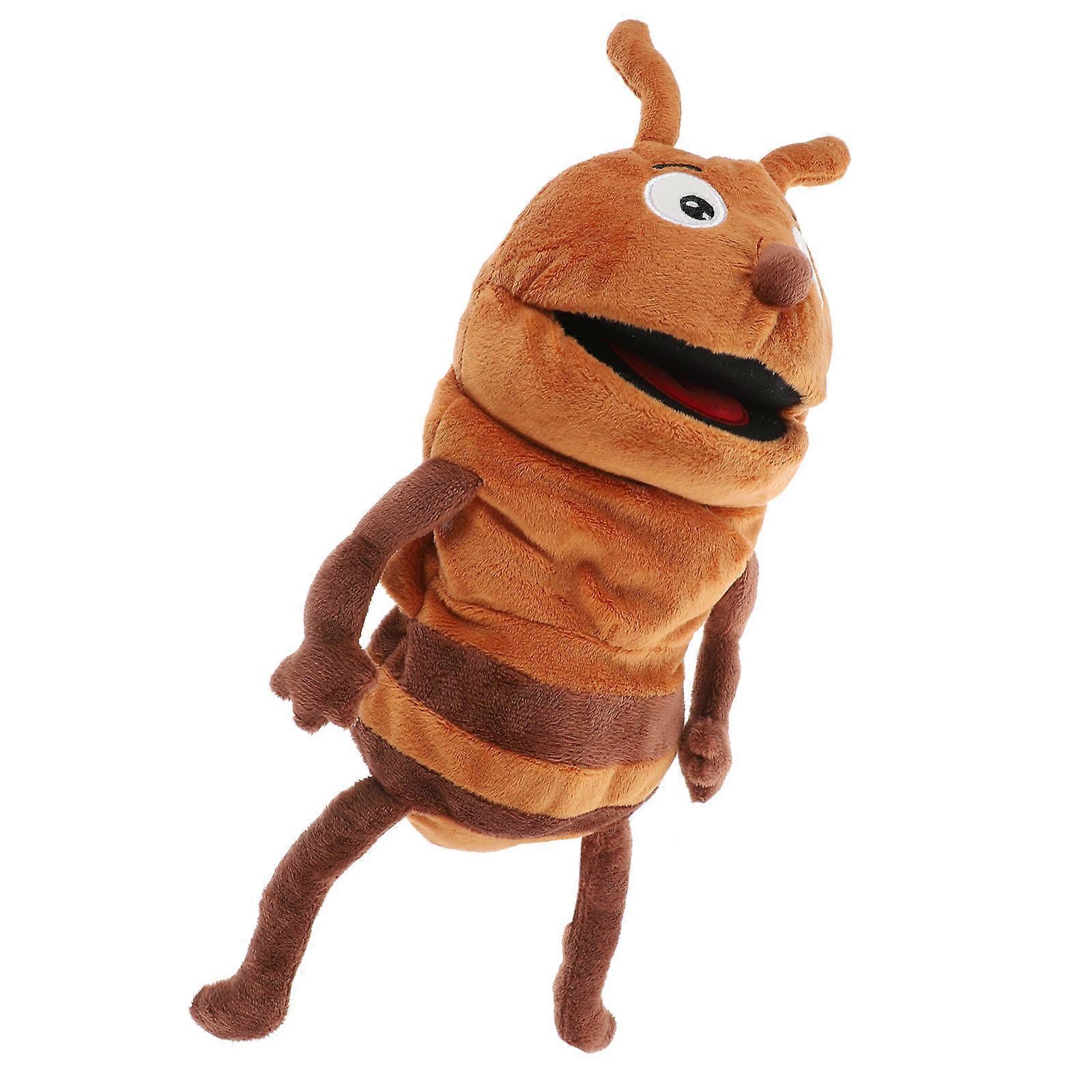 Puppet Hand Puppet Cartoon Ant Shape Plush Assorted Color for Communication Skills 1Pack