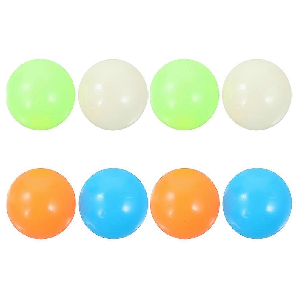 Round Glow In The Dark Toys For Birthday Gift Ideal For Kids In Assorted Color 8Pcs