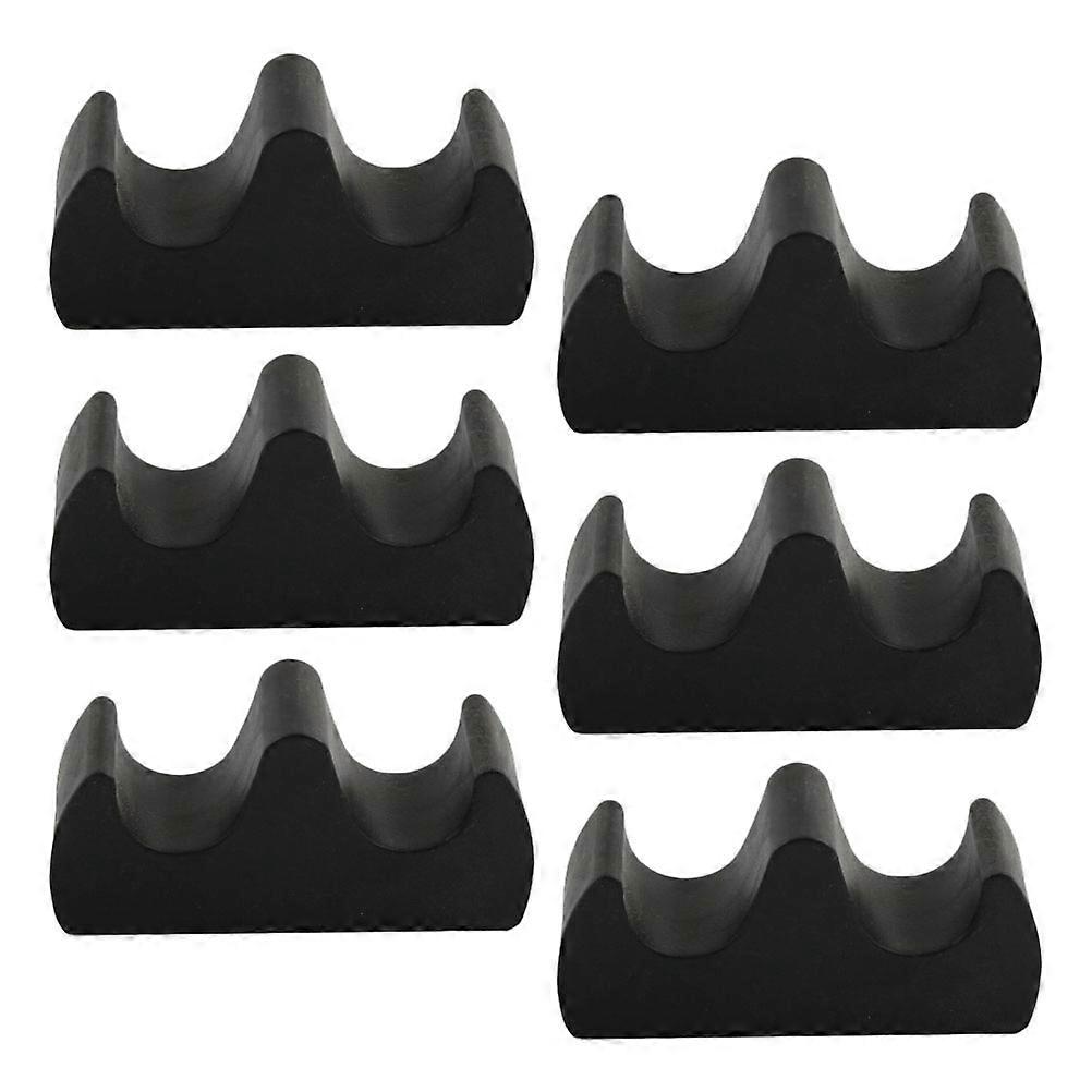 Practical Calligraphy Brush Rest Plastic Pen Holder 12Pcs for Home Use