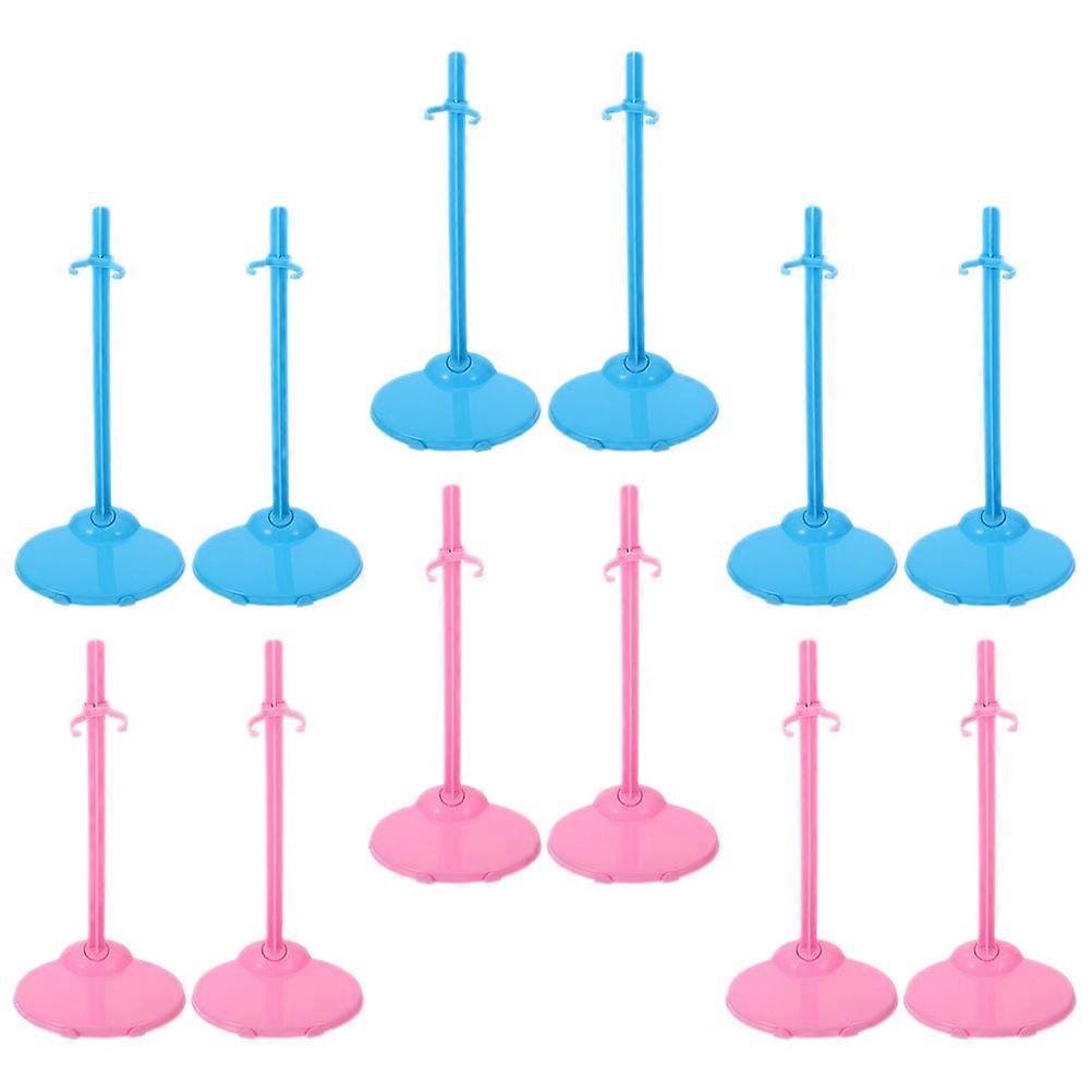 Doll Display Holders Doll Supports for Storage 24Pcs Plastic Assorted Color