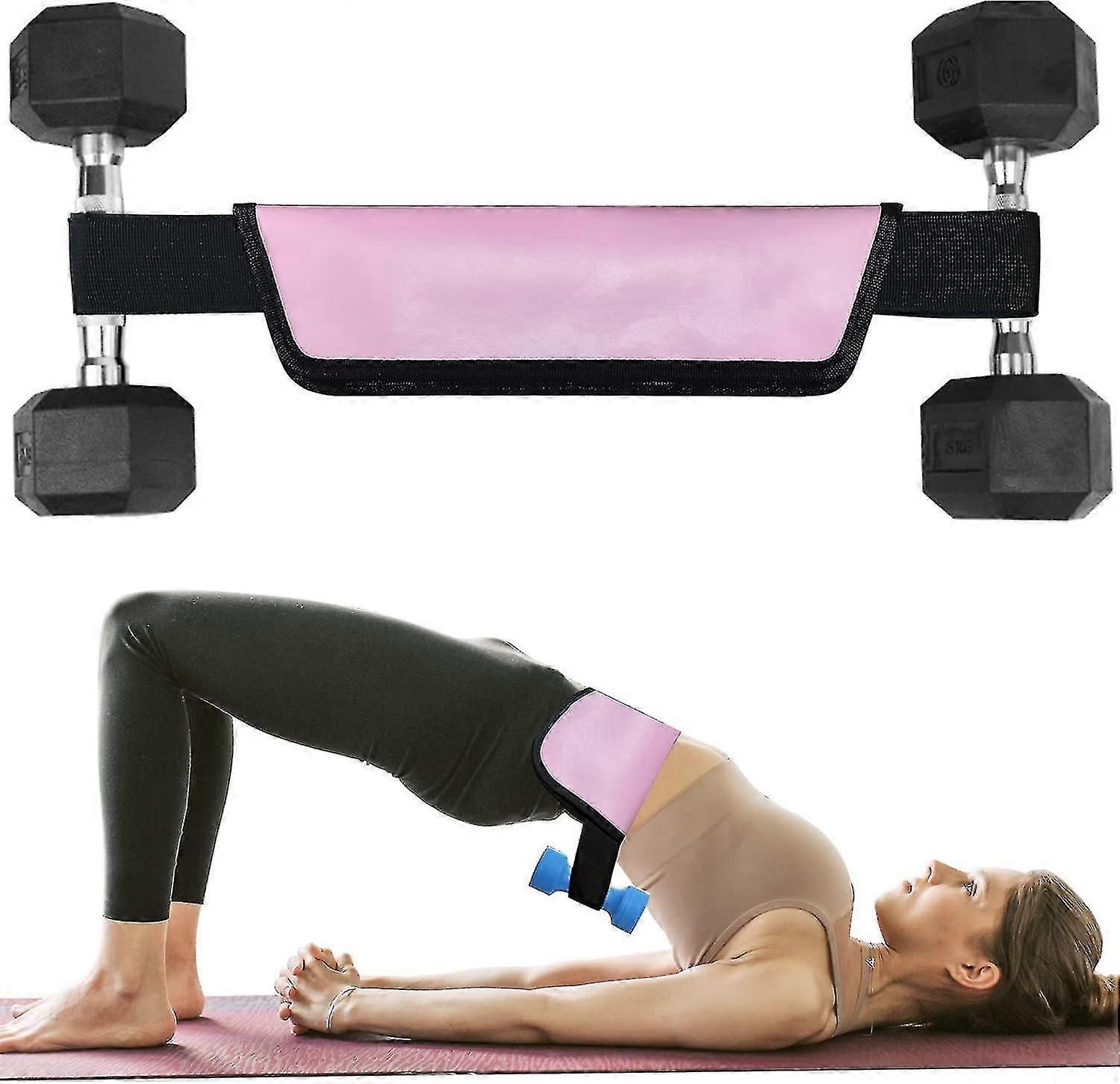 حزام دفع الورك للدمبل Kettlebells ، حزام الغنيمة لدفع الورك ، وسادة حزام الورك للقرفصاء ، جسور الألوية