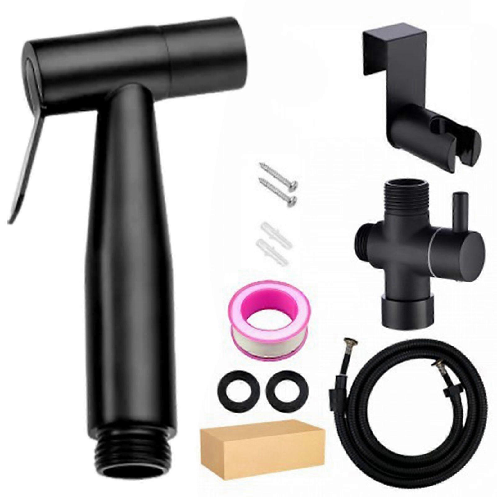 ステンレススチール製トイレビデ噴霧器キット高圧ハンドヘルドビデ噴霧器、クリーニング用 & フェミニンウォッシュ