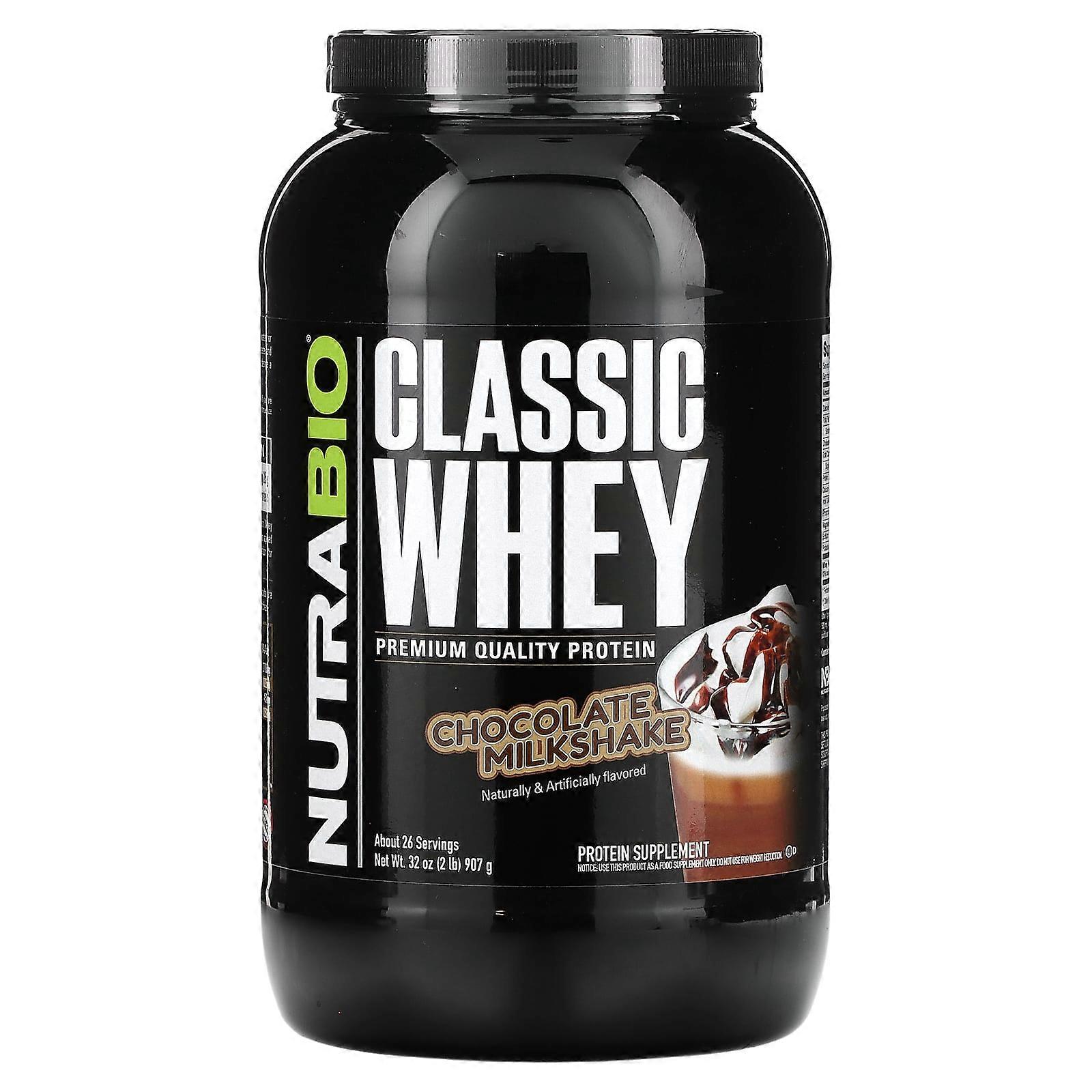Classic Whey Protein, Chocolate Milkshake, 2 lb (907 g)