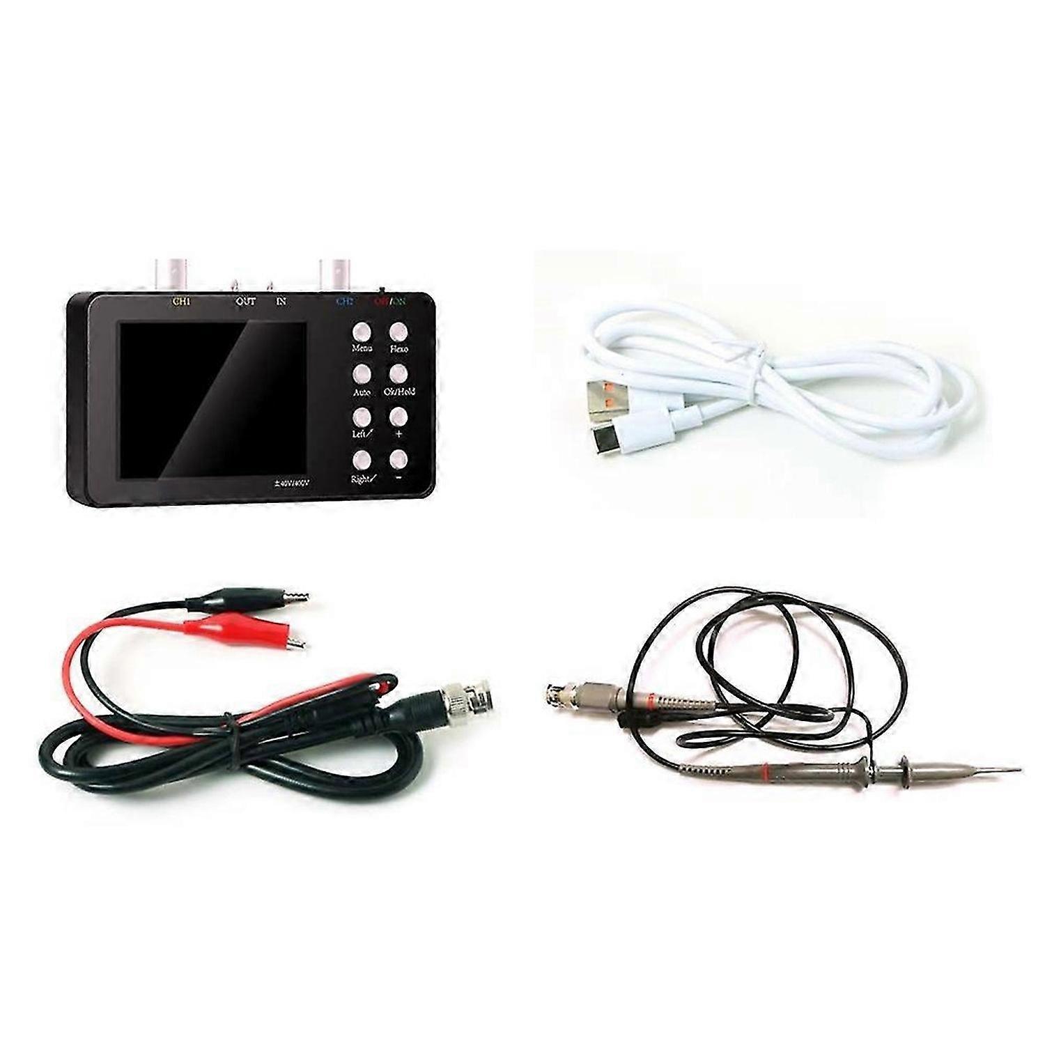 SCO2 Dual Channel Digital Oscilloscope 50M Sampling Rate 10Mhz Analog Bandwidth One Key AUTO Anti Bu