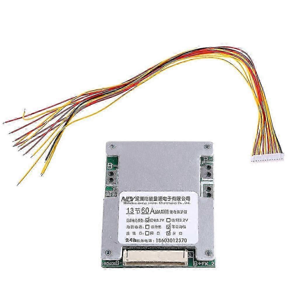 Battery for Protection BMS PCB Board for 13 Series 48V 60A Cell PCB SZRH A-S