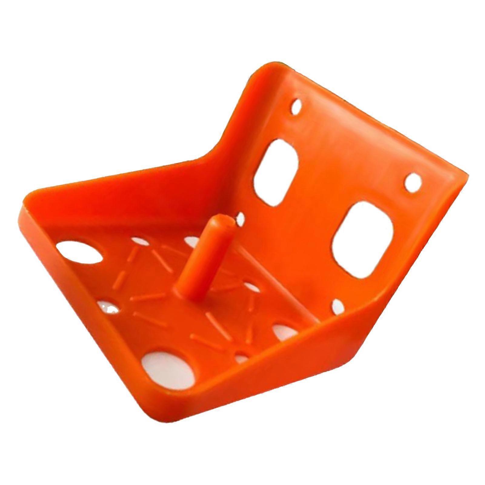 Salt Block Holder Thickened Livestock Salt Block Feeder Tray Licking Salt Brick Box for Cattle Sheep Goats Lick Brick Box (Large Hole) 