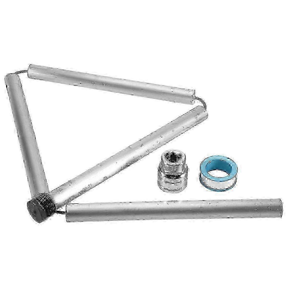 Rv Heater Magnesium- Flexible Anode Rod 3/4 Npt Threaded Belt Hex Sleeve Tool Heater An