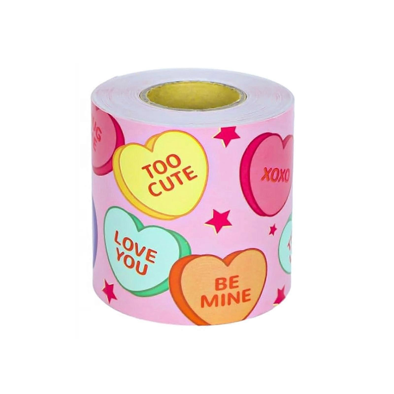 Valentines Day Bulletin Board Borders Classroom Heart Border Trim Strips Sticker for Chalkboard Classroom Board Decors Multicolor