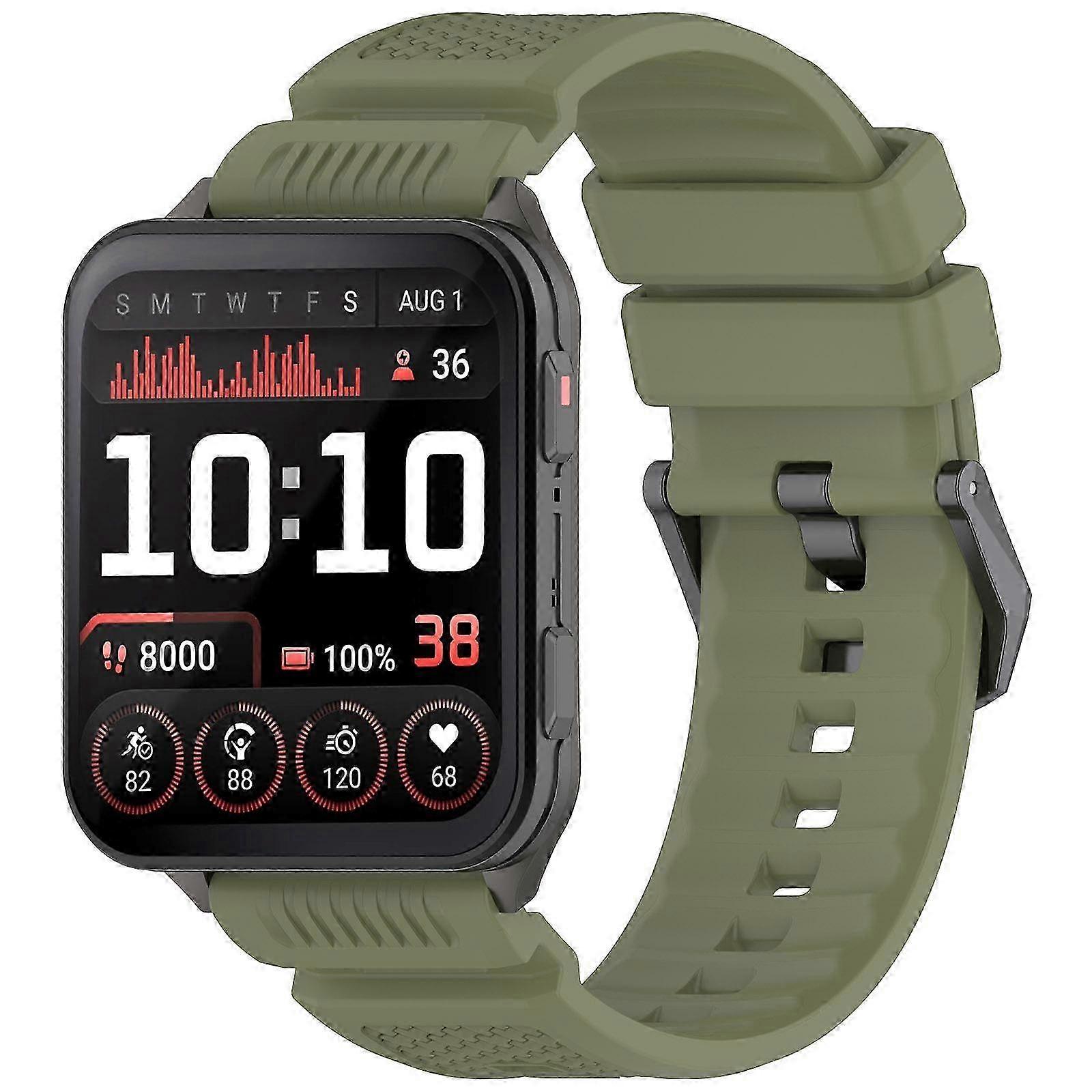 Flexible Silicone Strap for Garmin Venu X1 - Armor Style