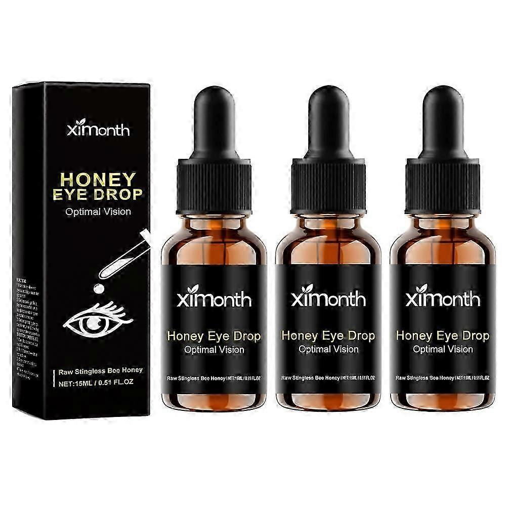 1-3pcs Honey Extract Eye Drops Refreshing and Gentle Moisturizing Eye Care Solution