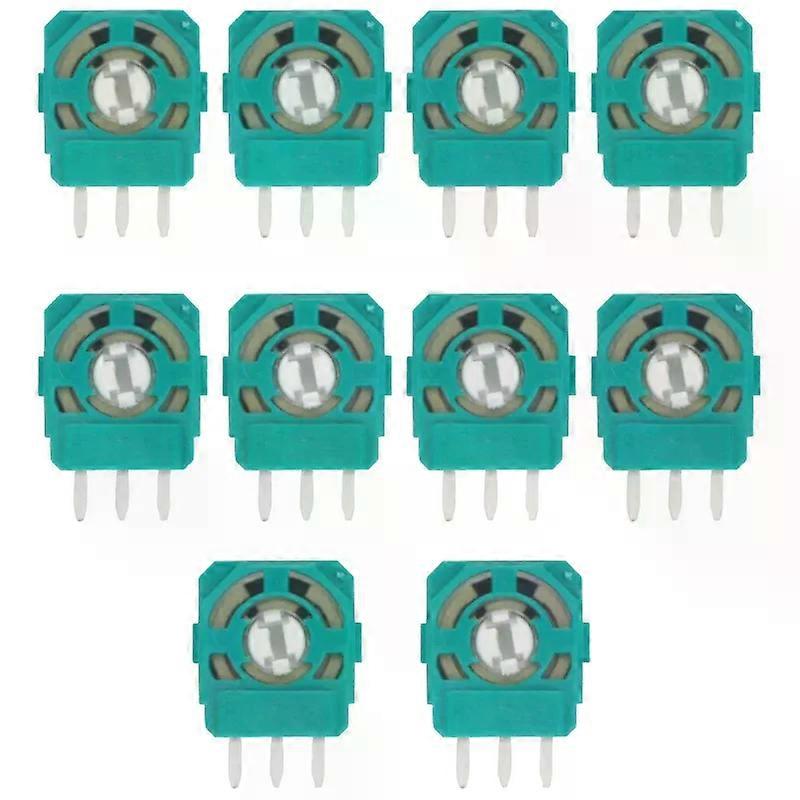 10x 3D Analog Joystick Potentiometer Sensor Module Axis Resistor Compatible with PS5 Controller Micro Switch Replacement