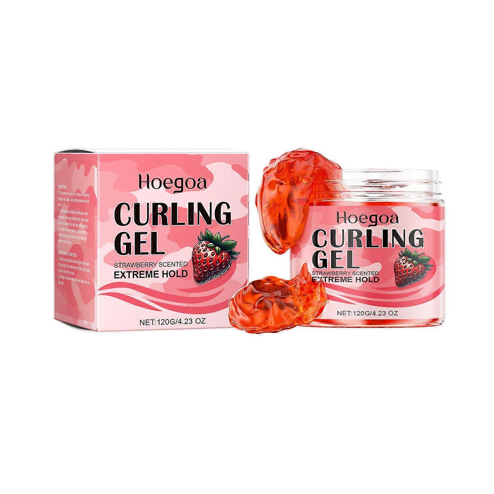 Strawberry Curl Styling Gel - Leave-In, Long-Lasting, Volumizing, Nourishing, And Repairing Styling Gel